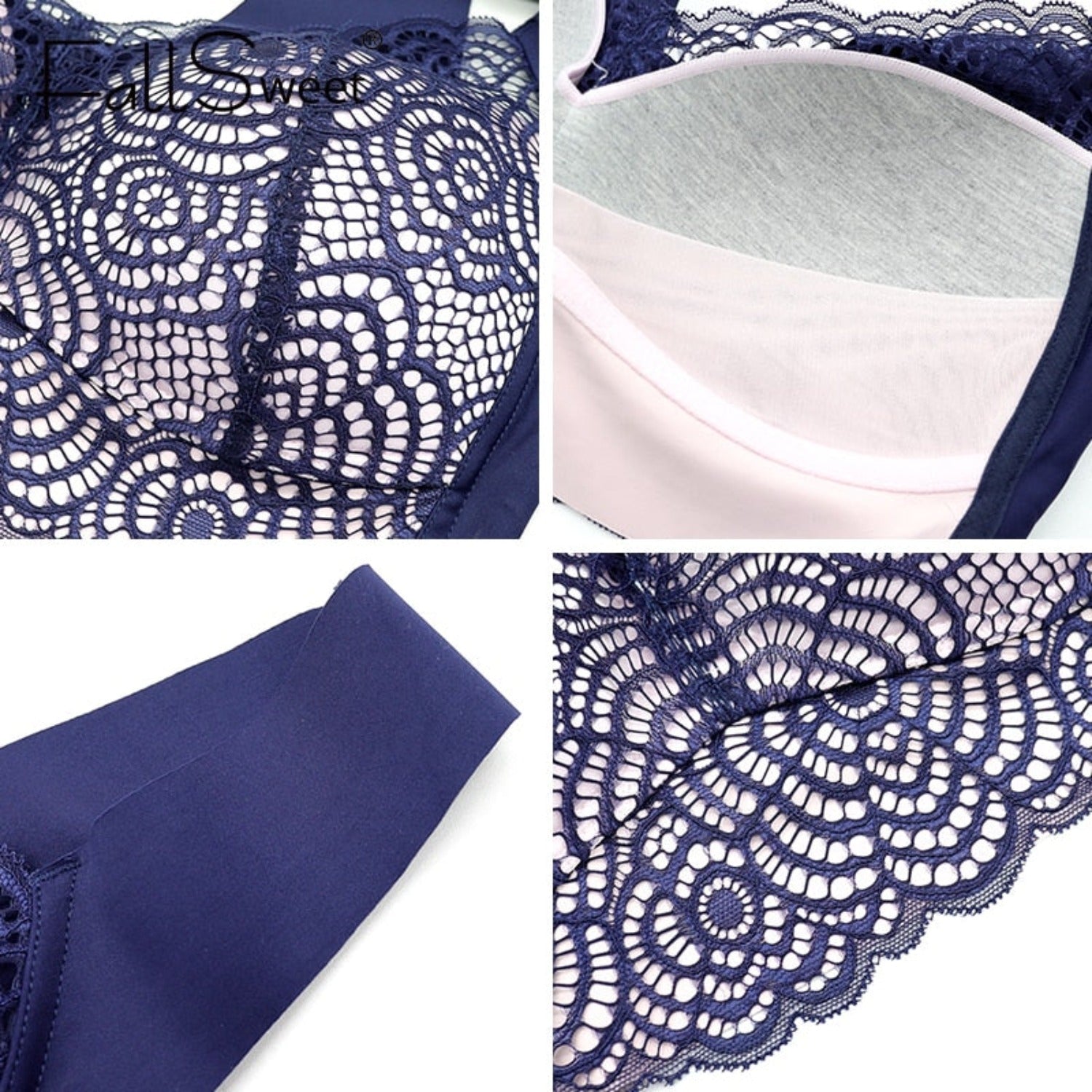 Magic Wire Free Lace Bras Thin Cup Plus Size - Magic Bra