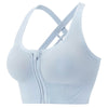 Magic Front Zip Crossback Sports Bra | High-Impact Support & Breathable Comfort