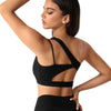 Magic Asymmetric One Shoulder Sports Bra | Breathable Removable Pads - Magic Bra