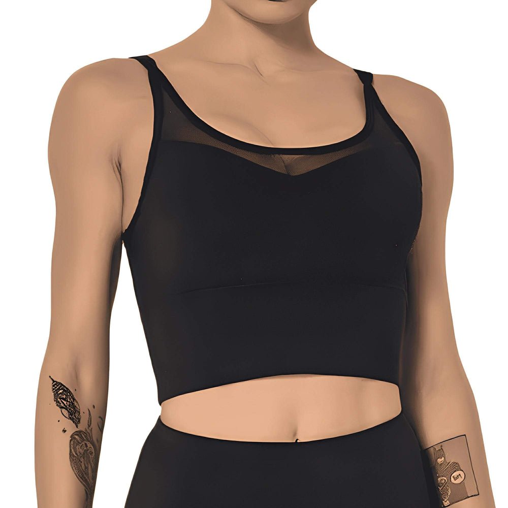 Magic Mesh Back Support Sports Bra | Seamless Comfort & Maximum Flexibility - Magic Bra