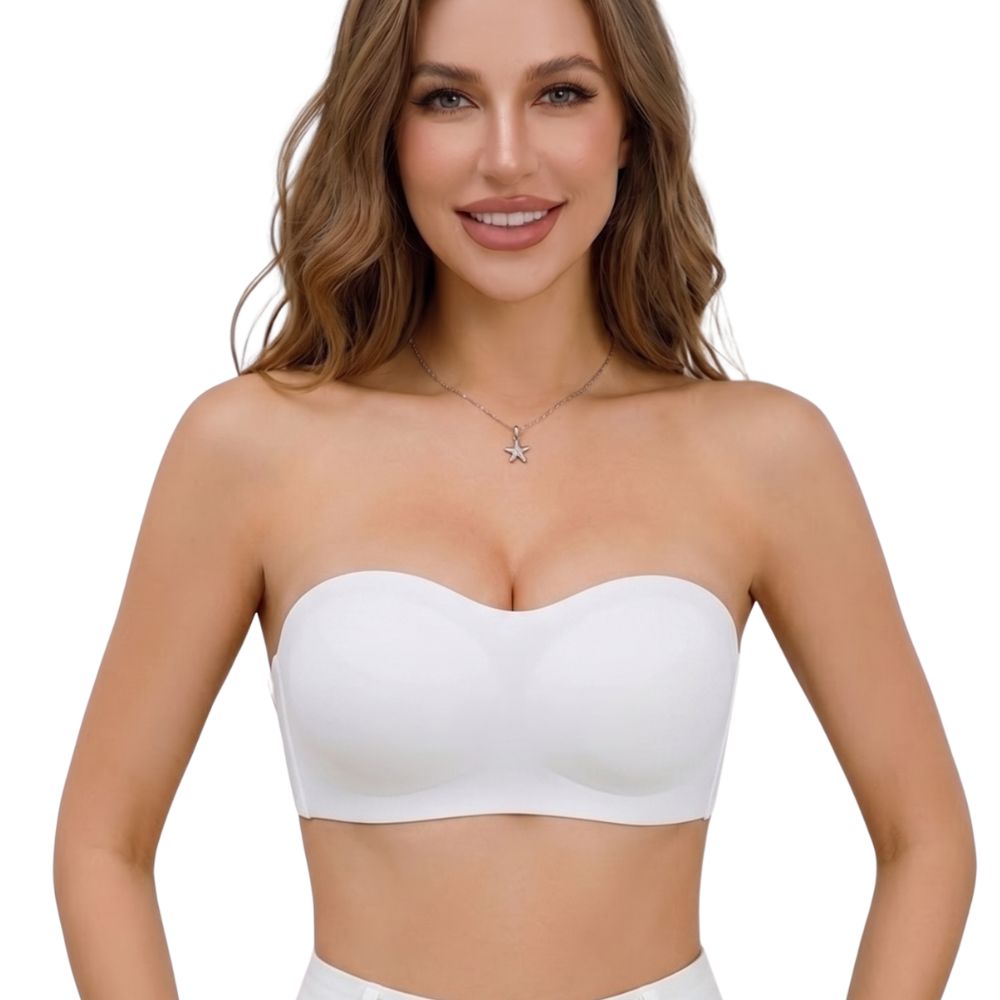 Magic Strapless Seamless Push Up Side Closure Bra - Magic Bra