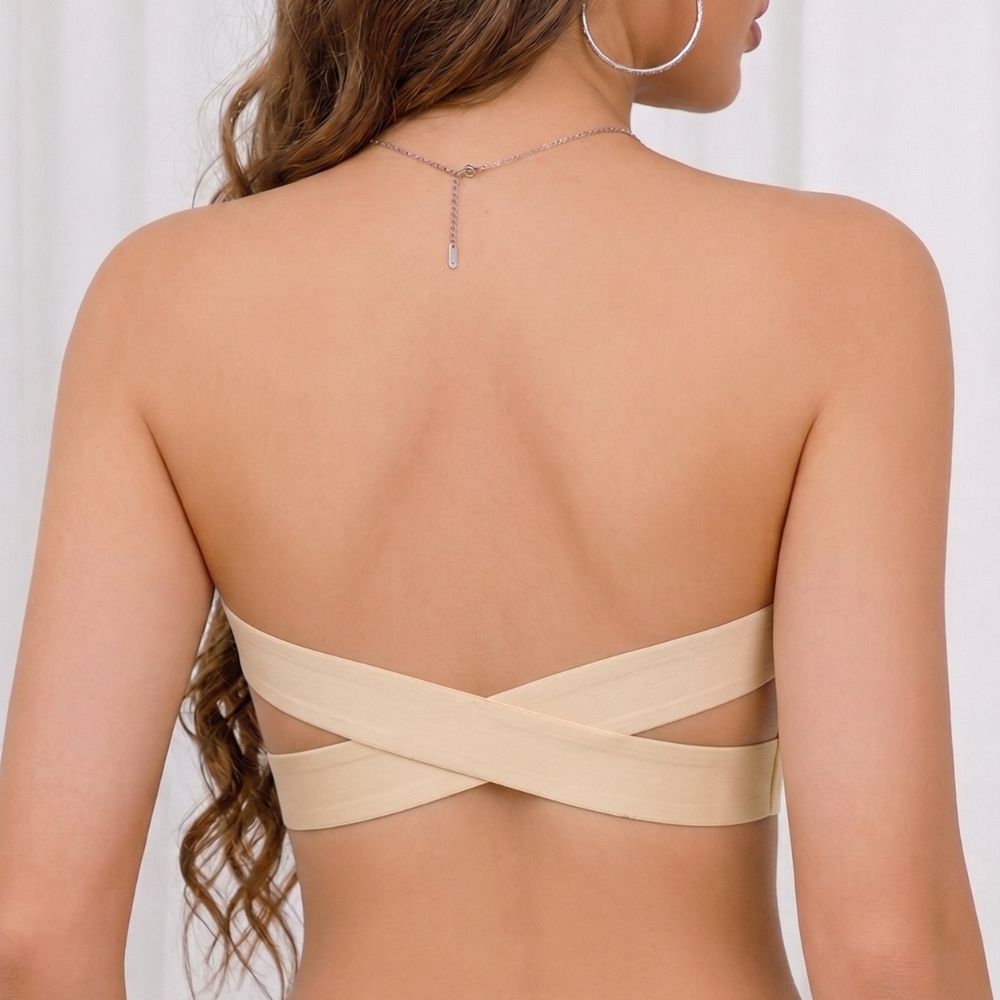 Magic Strapless Seamless Push Up Side Closure Bra - Magic Bra