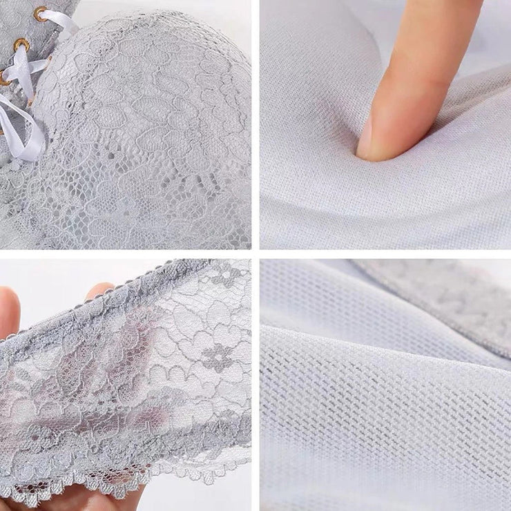 Magic Front Closure Lace Up Bra, 3 In 1 Wearing Design, Ultra ...