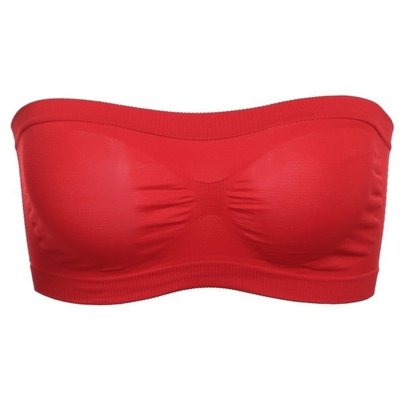 Magic Bandeau Bra, Strapless Invisible Bonded Bandeau, Supportive ...