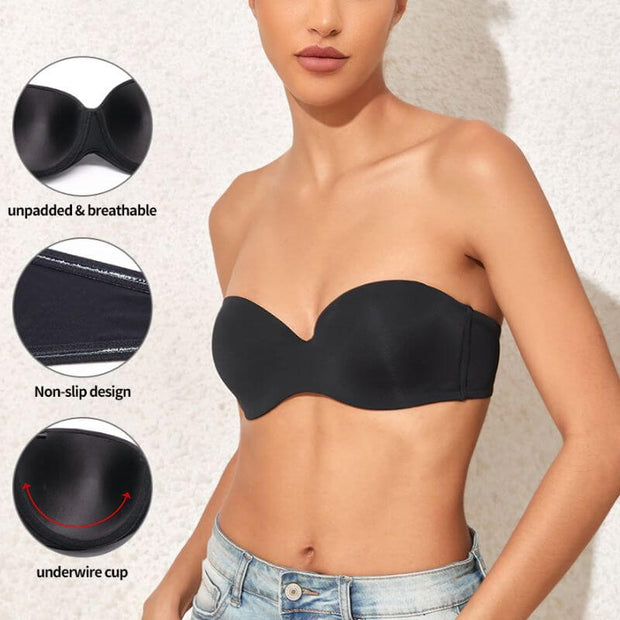 Magic Convertible Non-Slip Strapless Bra Versatile for Any Outfit